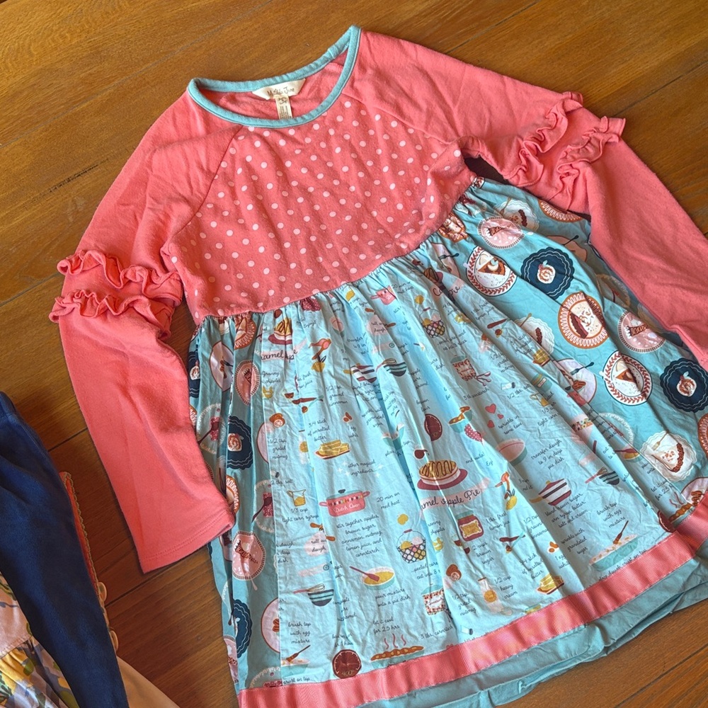 Cake print dress